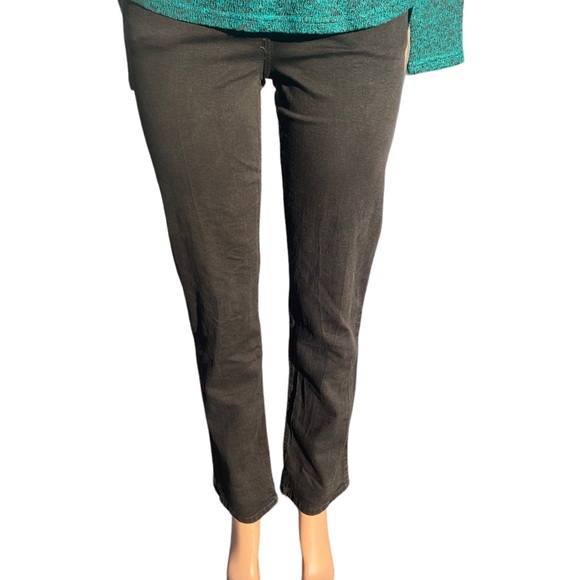 Riders by Lee Classic Fit Jeans Size 6m Mid Rise Straight Leg Black Women's - Picture 1 of 6